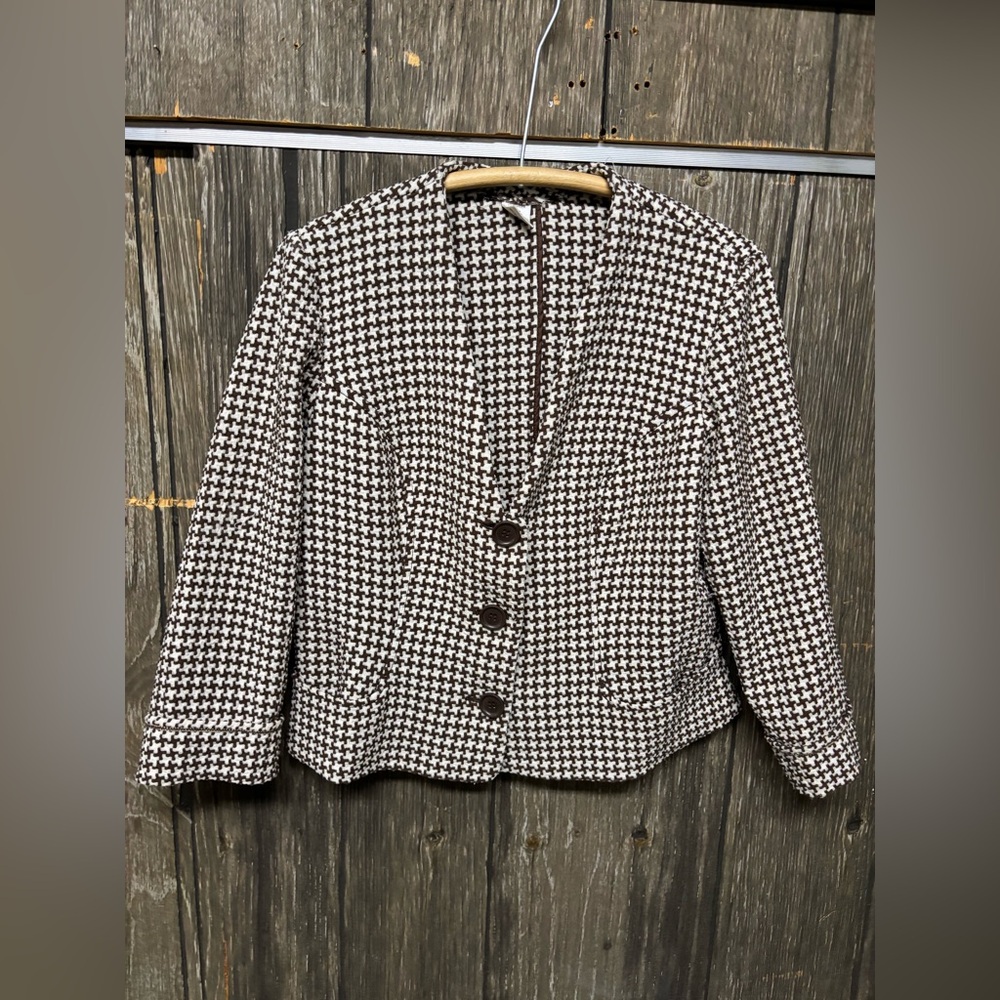 Women's Houndstooth Blazer